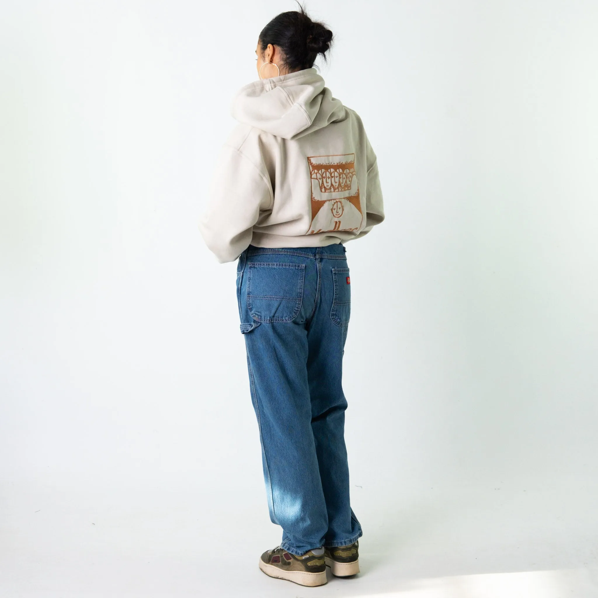 Blue Denim 90s Dickies  Cargo Skater Trousers Pants Jeans (32x32)