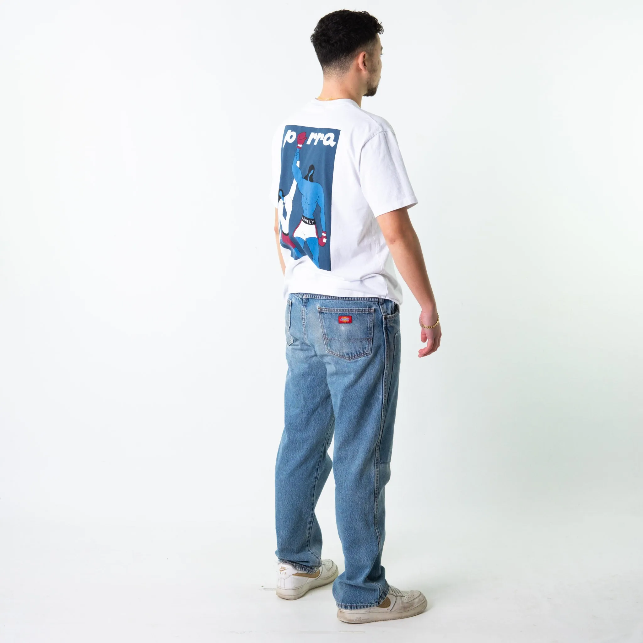 Blue Denim 90s Dickies  Cargo Skater Trousers Pants Jeans (36x32)