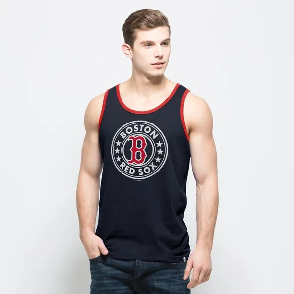 Boston Red Sox 47 Brand Fall Navy All Pro Sleeveless Cotton Tank Top T-Shirt