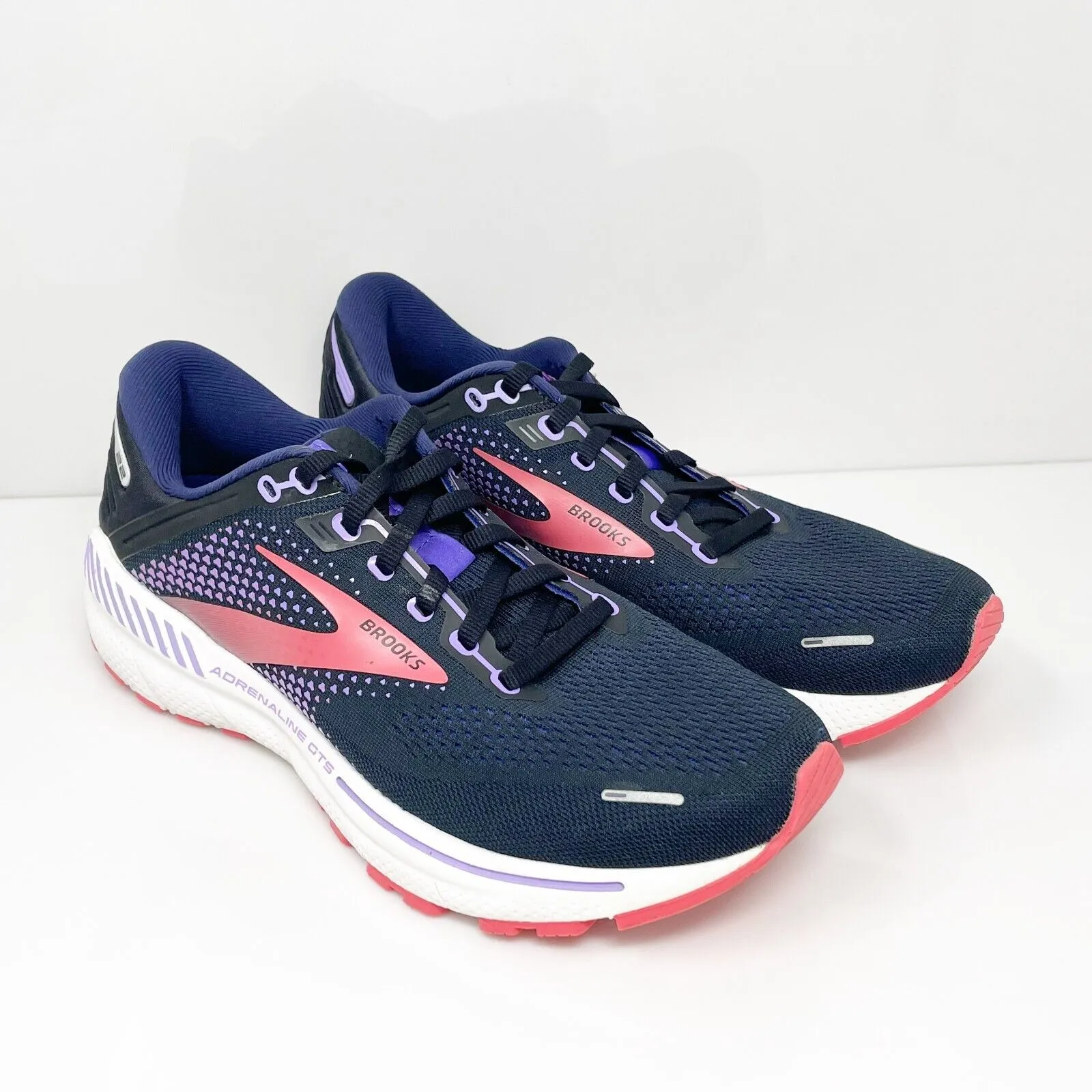 Brooks Womens Adrenaline GTS 22 1203531B080 Blue Running Shoes Sneakers Sz 9 B