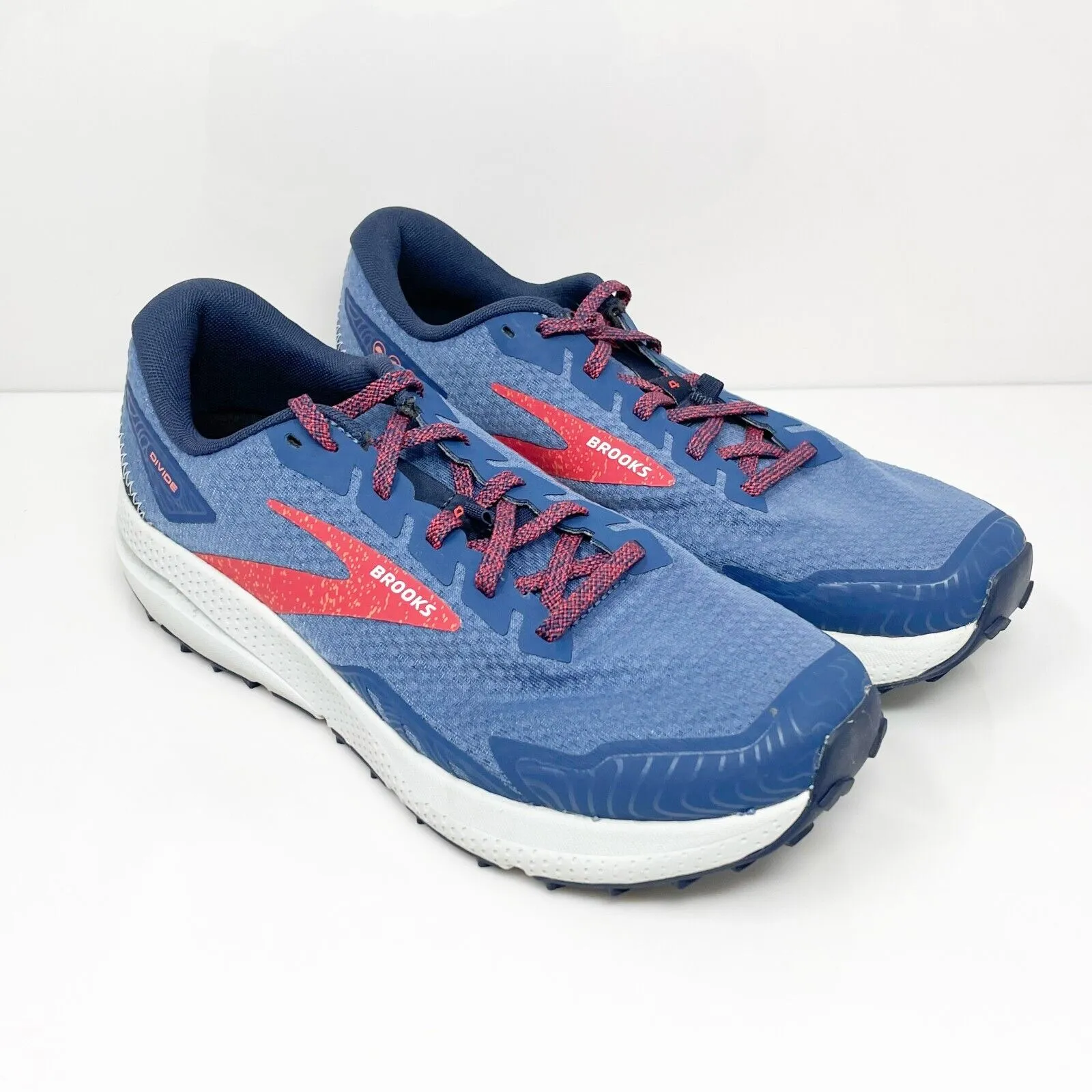 Brooks Womens Divide 4 1203941B460 Blue Running Shoes Sneakers Size 9.5 B