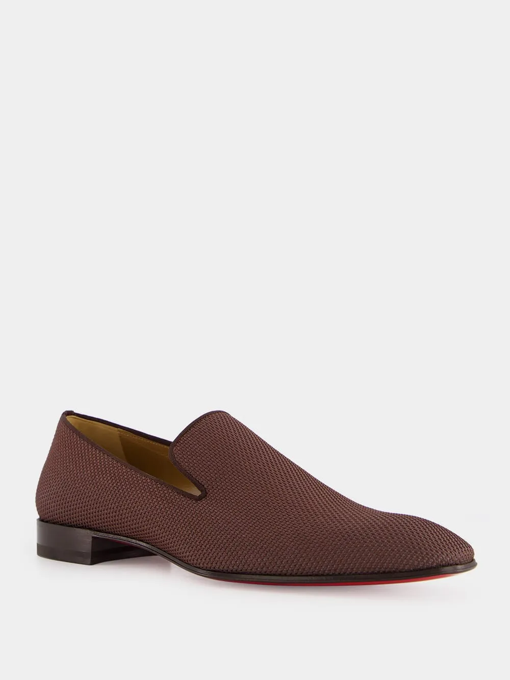 Brown Canvas Dandelion Loafers