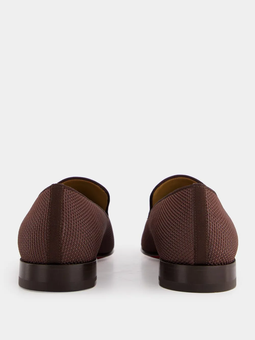 Brown Canvas Dandelion Loafers