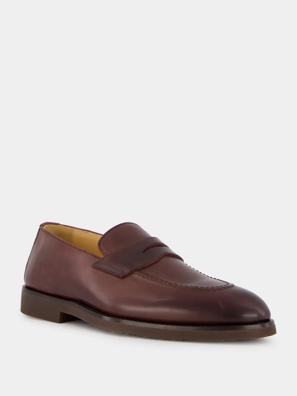 Brown Leather Loafers