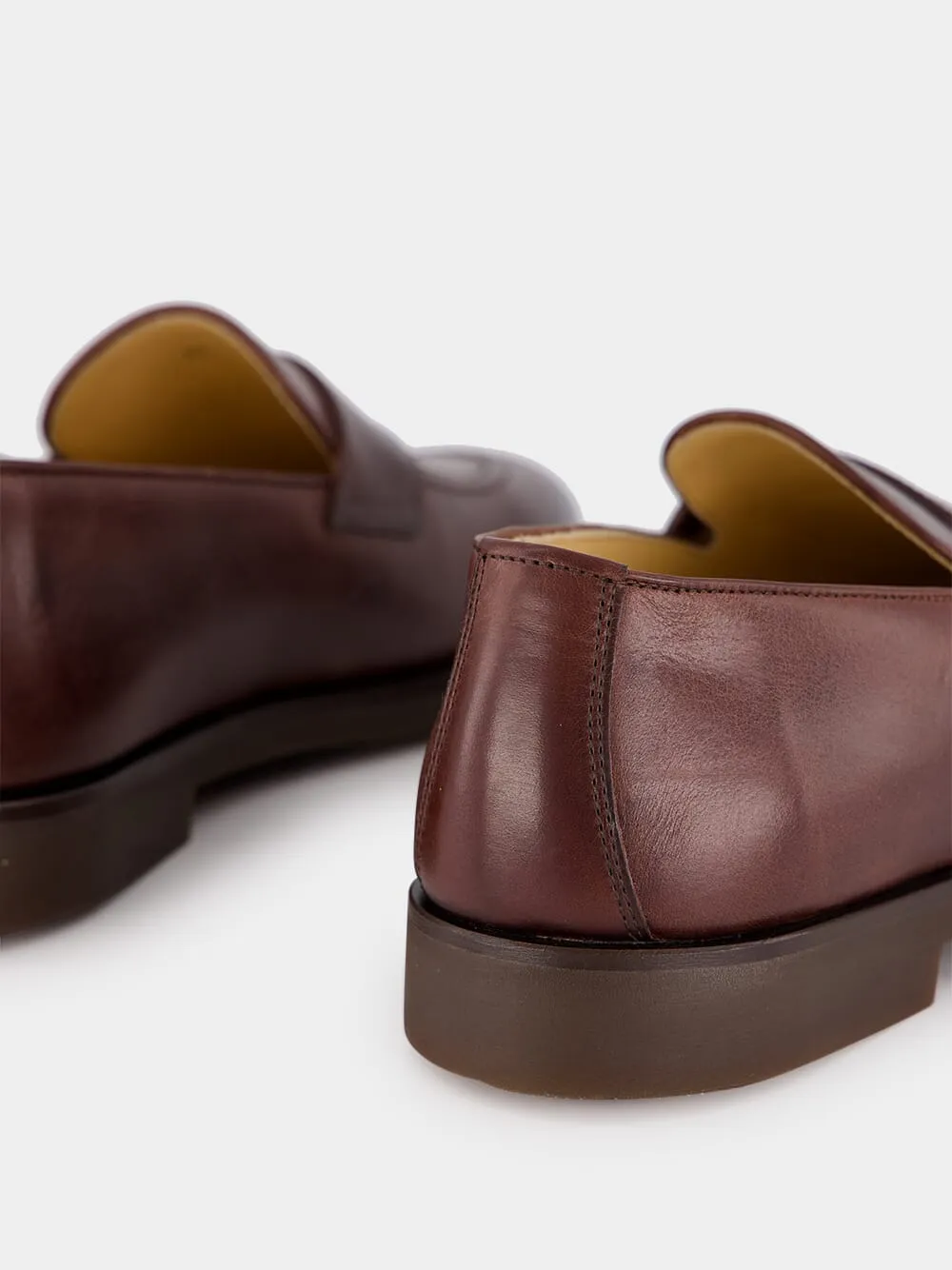 Brown Leather Loafers