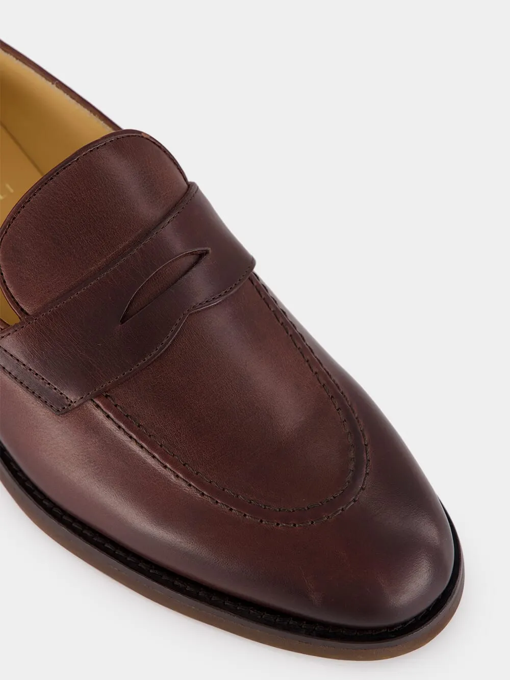 Brown Leather Loafers