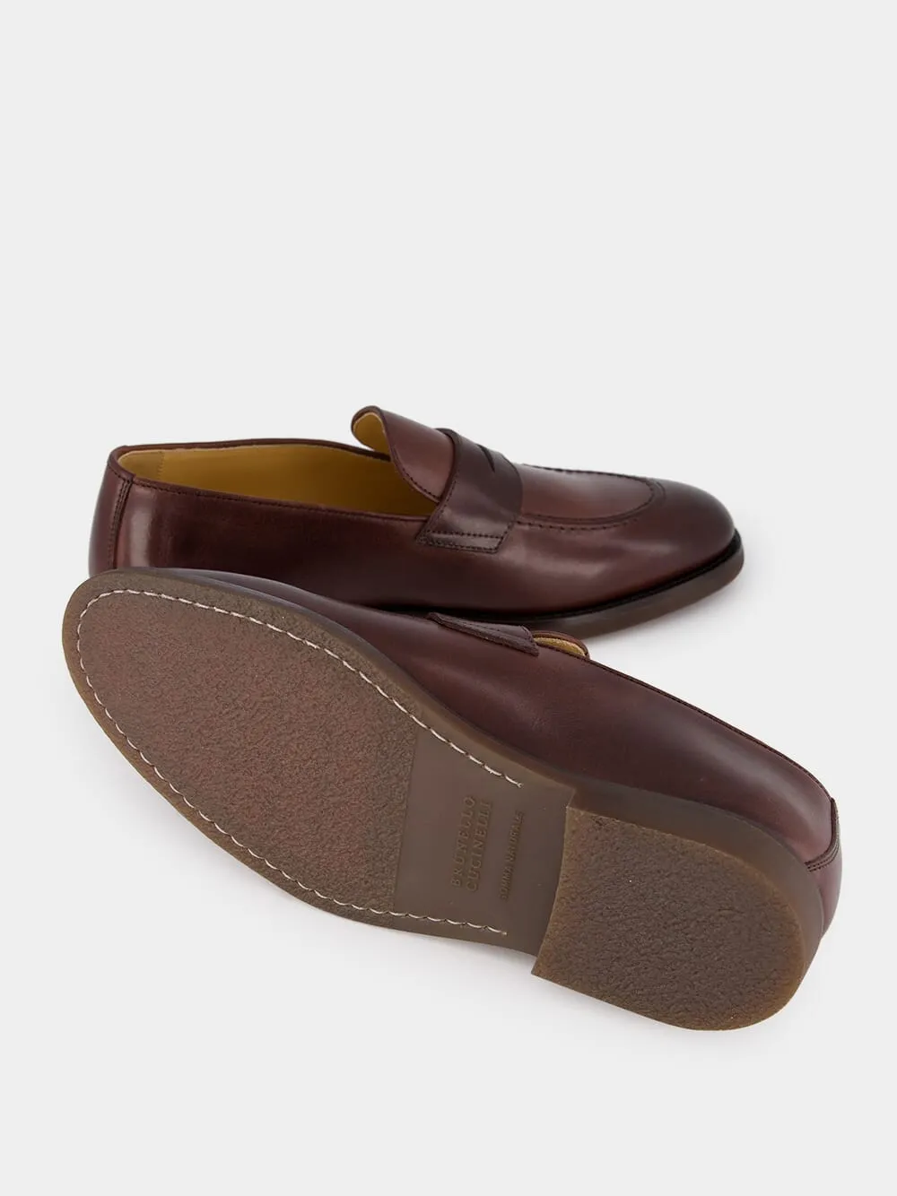 Brown Leather Loafers