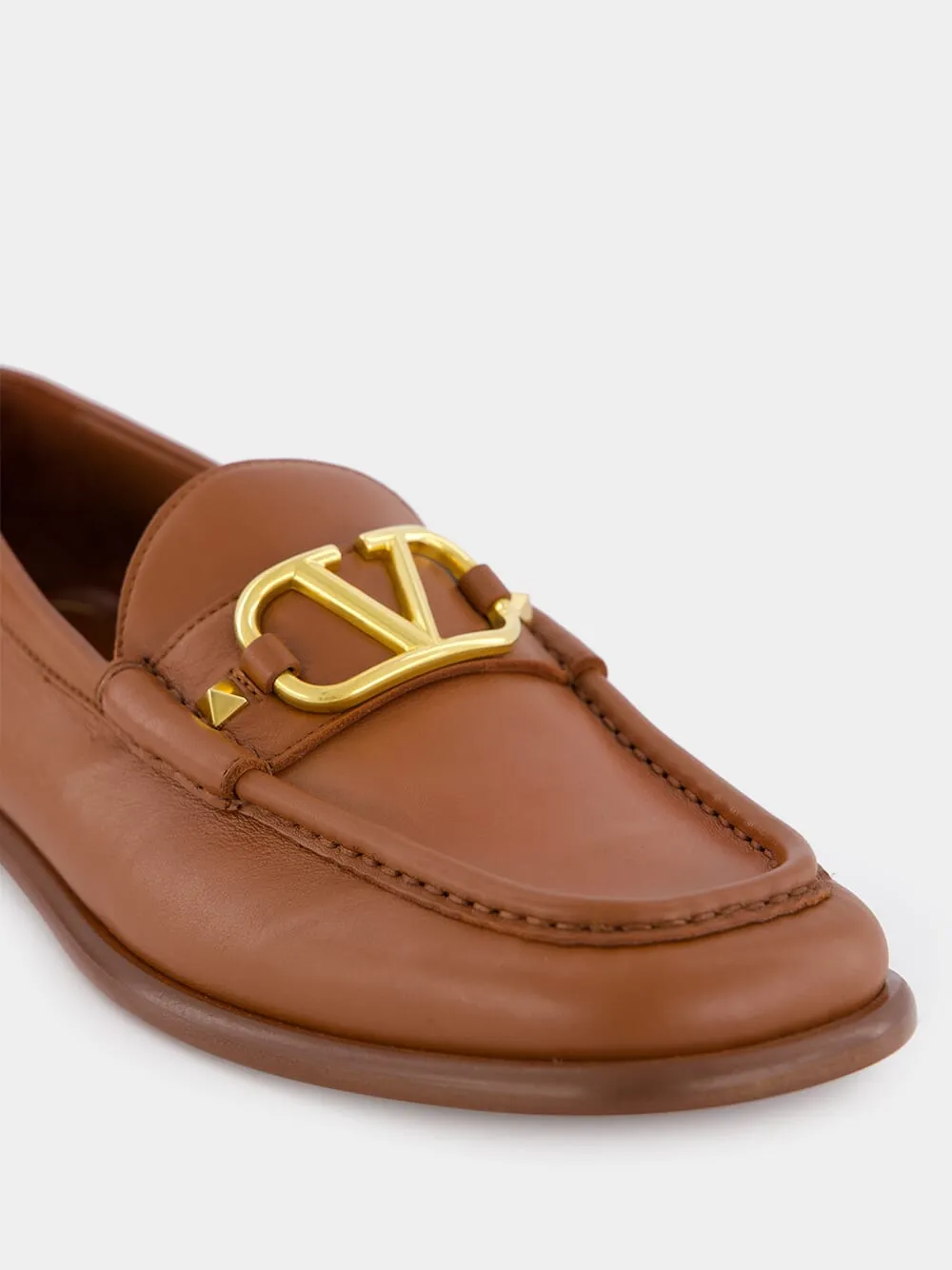 Camel VLogo Signature Loafers