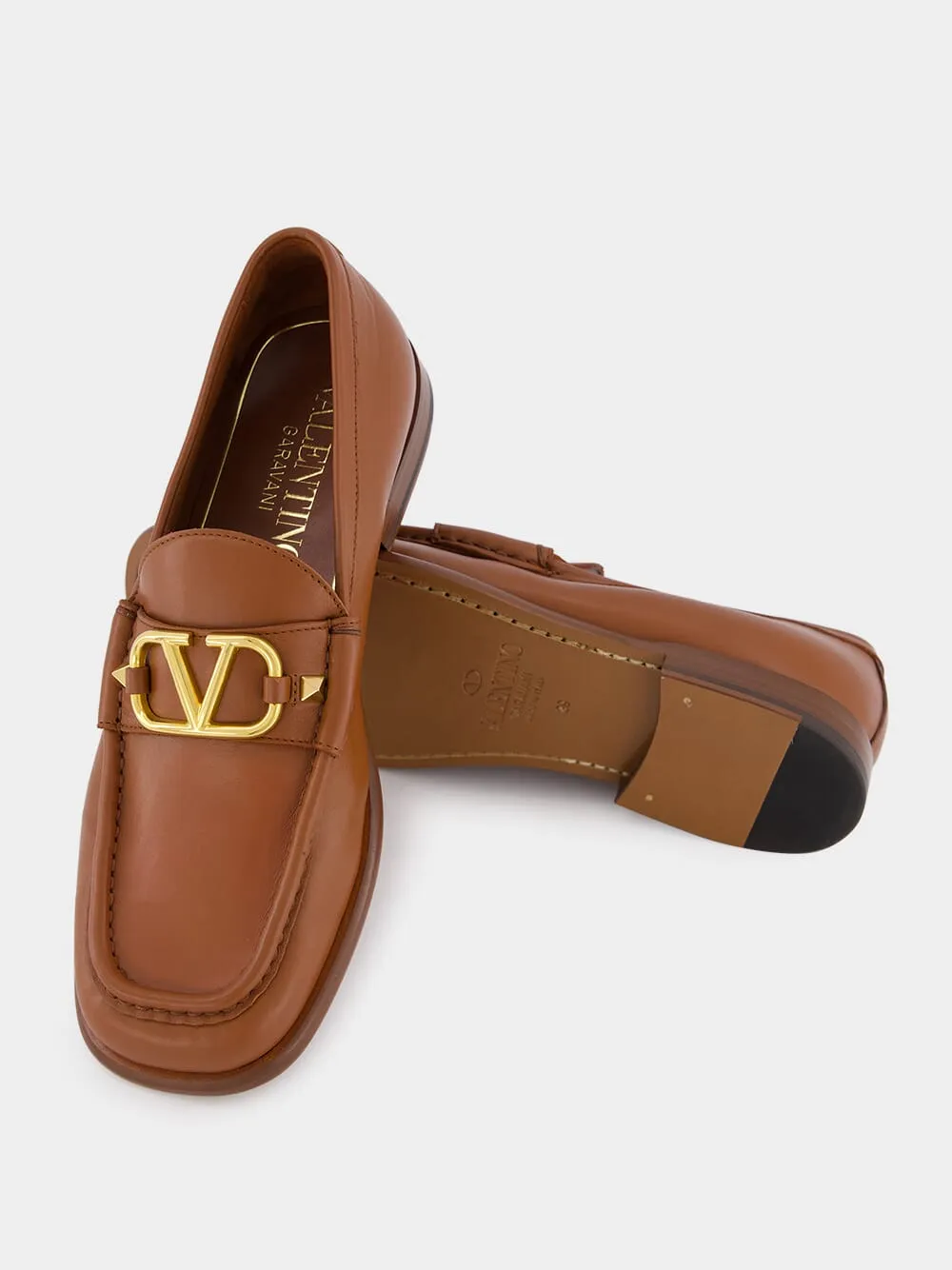 Camel VLogo Signature Loafers