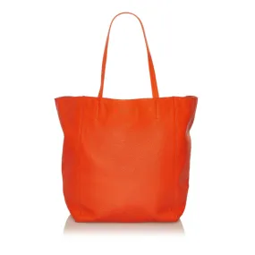 Celine Medium Horizontal Cabas Leather Tote Bag (SHG-37629)