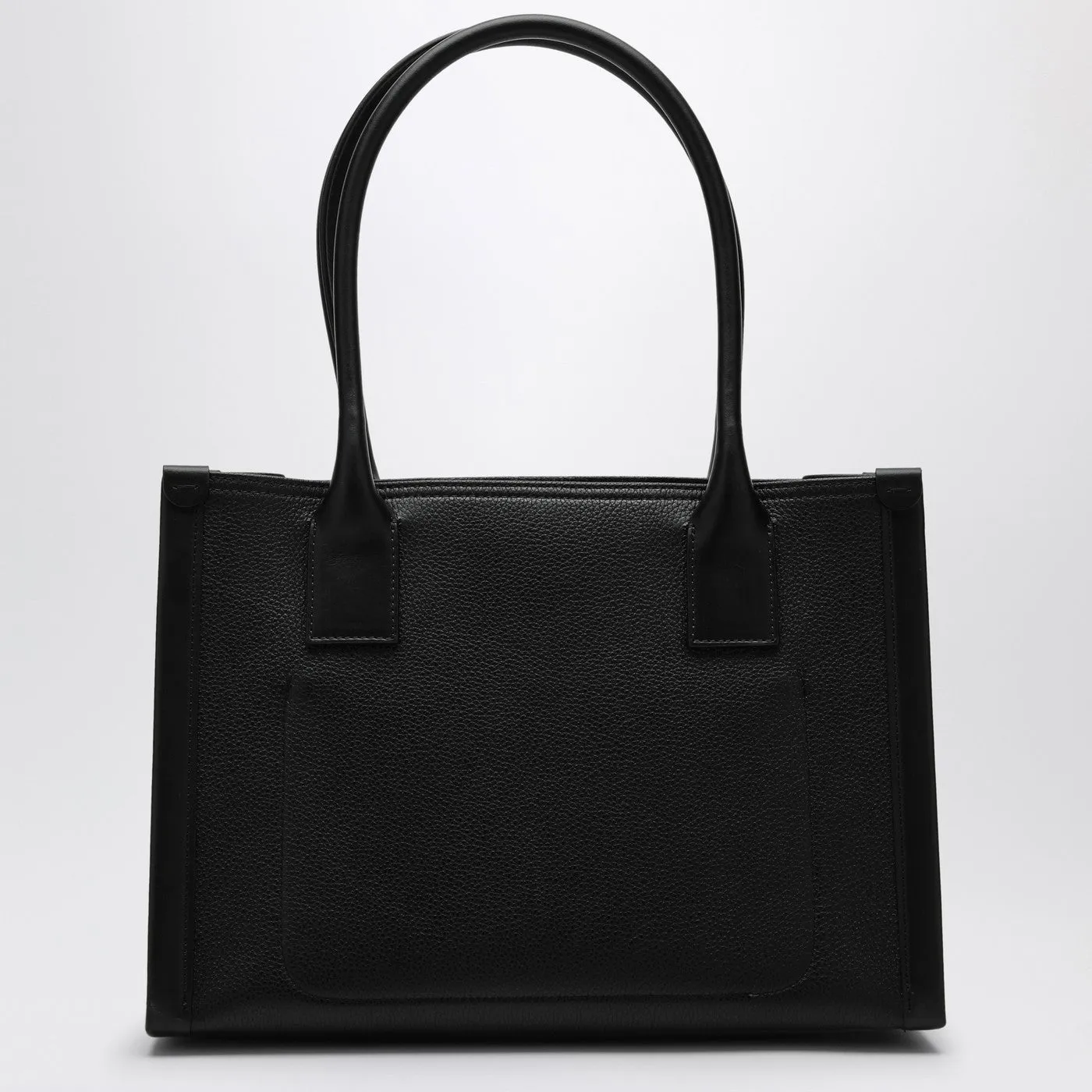 Christian Louboutin    Christian Louboutin Black Leather Small Tote Bag By My Side