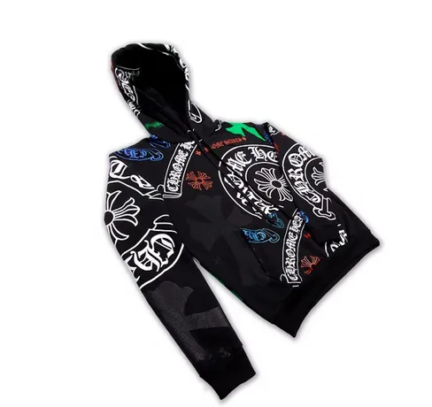 Chrome Hearts Stencil Hoodie Black