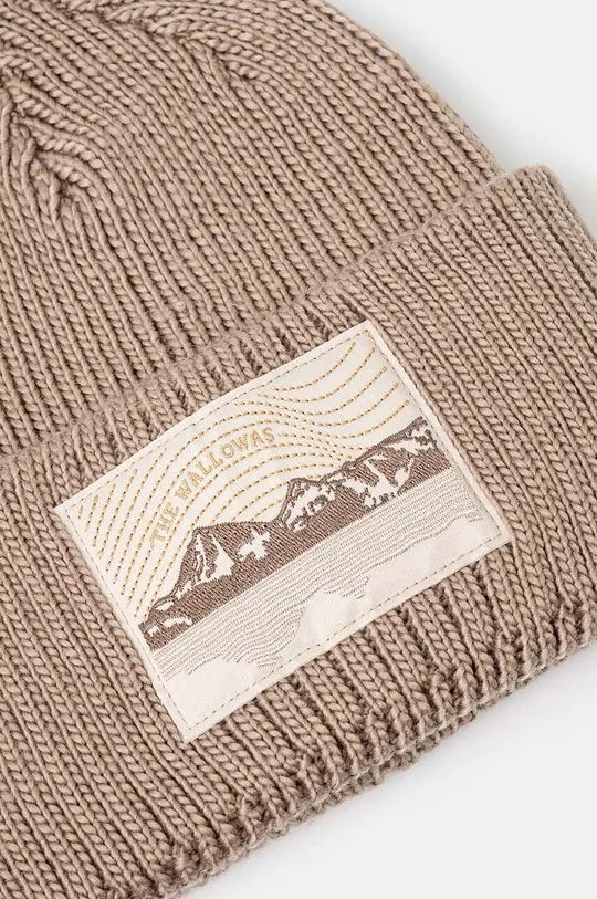 Columbia beanie Wallowa gray color thick knit 2092571