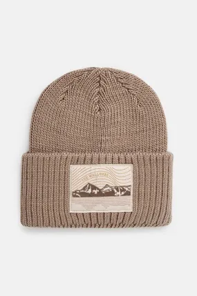 Columbia beanie Wallowa gray color thick knit 2092571