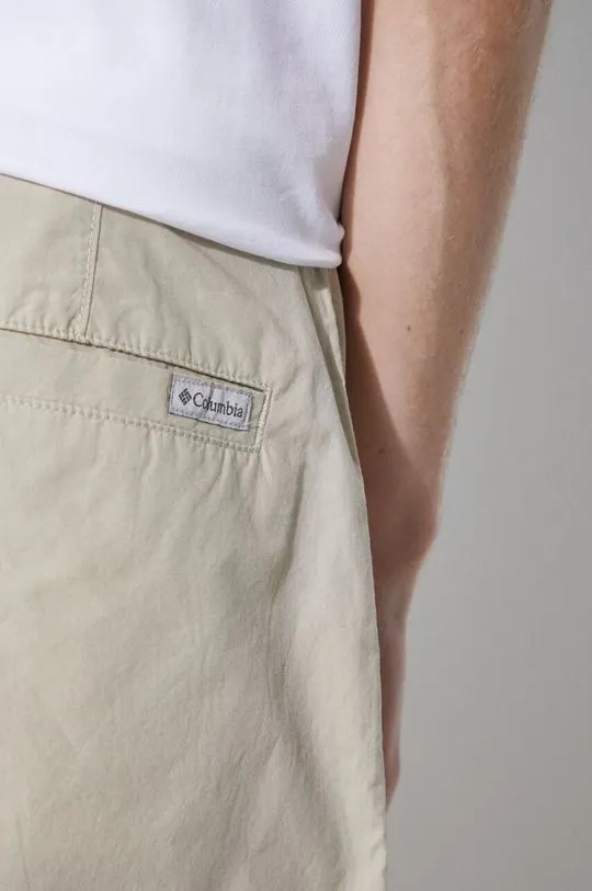 Columbia cotton shorts Washed Out beige color 1491953