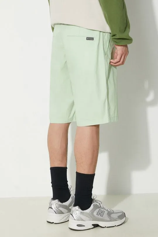 Columbia cotton shorts Washed Out green color 1491953