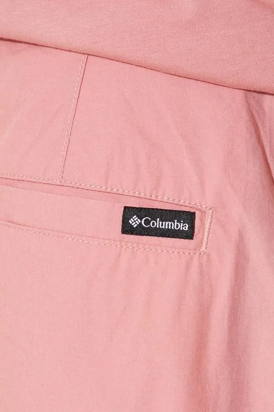 Columbia cotton shorts Washed Out pink color 1491953