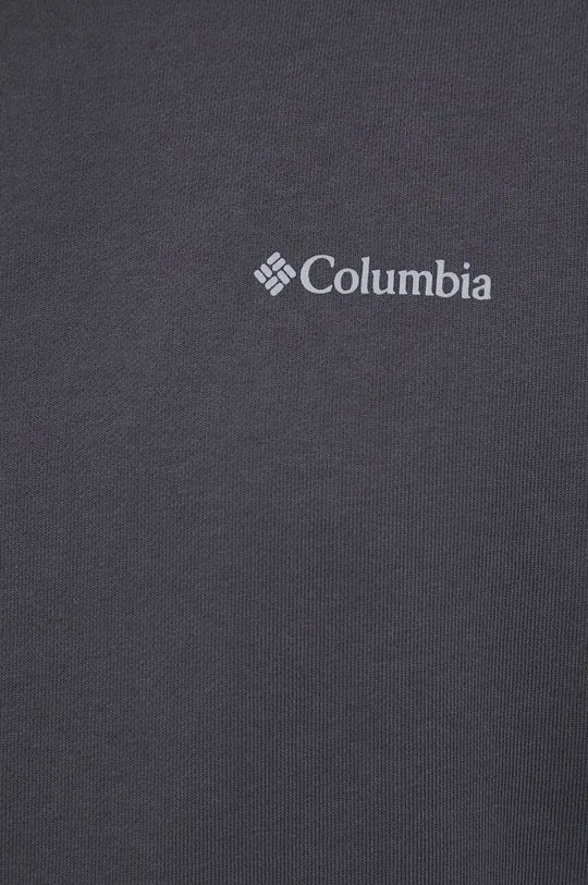 Columbia cotton sweatshirt men's gray color