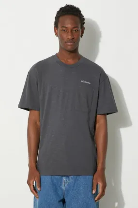 Columbia cotton t-shirt gray color