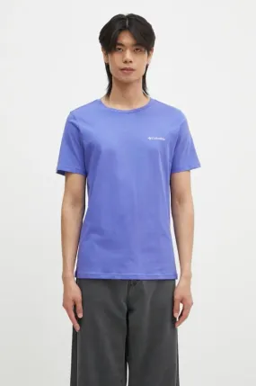 Columbia cotton t-shirt violet color