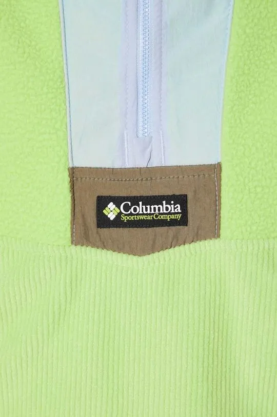 Columbia fleece sweatshirt Riptide green color 2074551