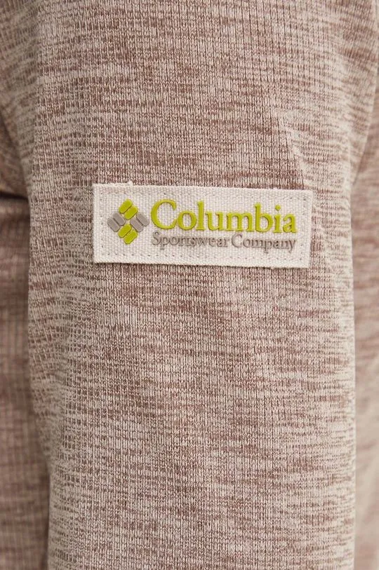 Columbia longsleeve shirt Wallowa women’s beige color 2090931