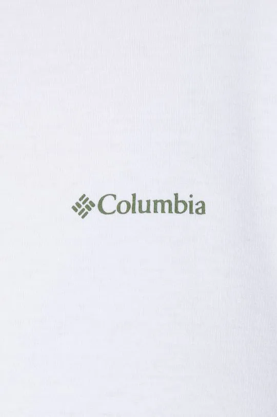 Columbia sports t-shirt Sun Trek white color