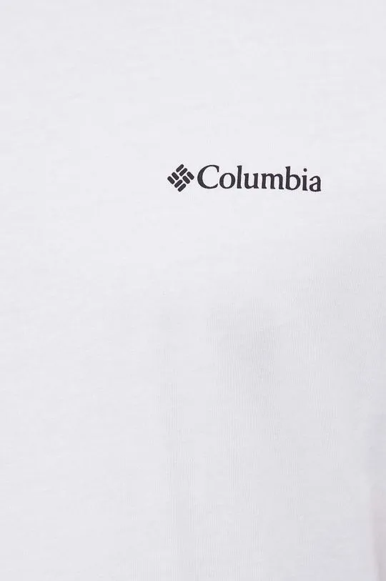 Columbia t-shirt men’s white color