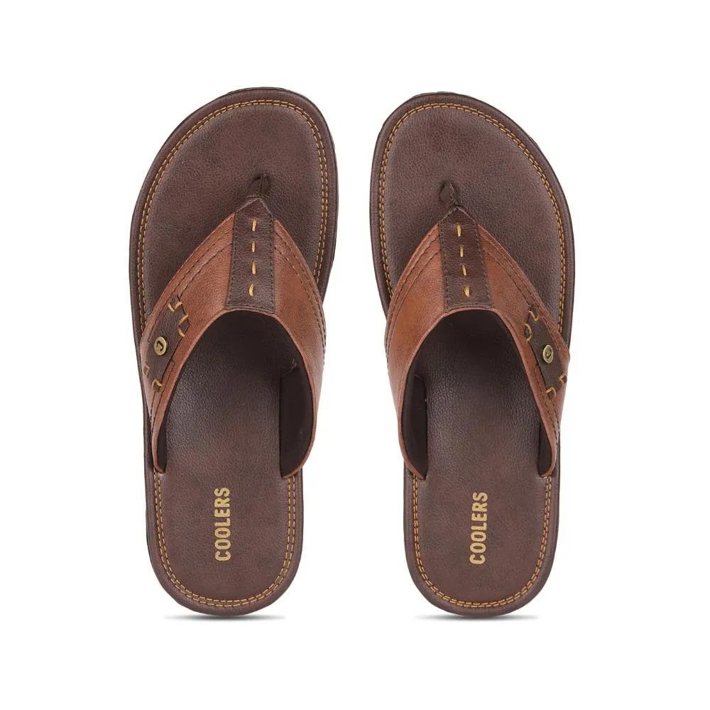 Coolers By Liberty AVN-112 Casual Slippers For Men - Tan