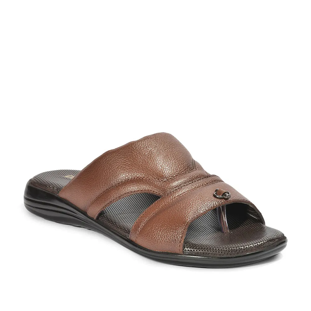 Coolers By Liberty HOL-64 Casual Tan Slippers For Men