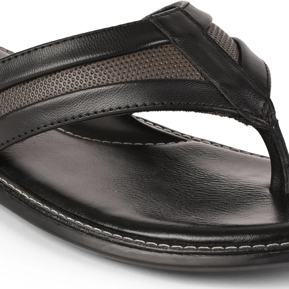 Coolers By Liberty JPL-18 Casual Black Slippers For Men