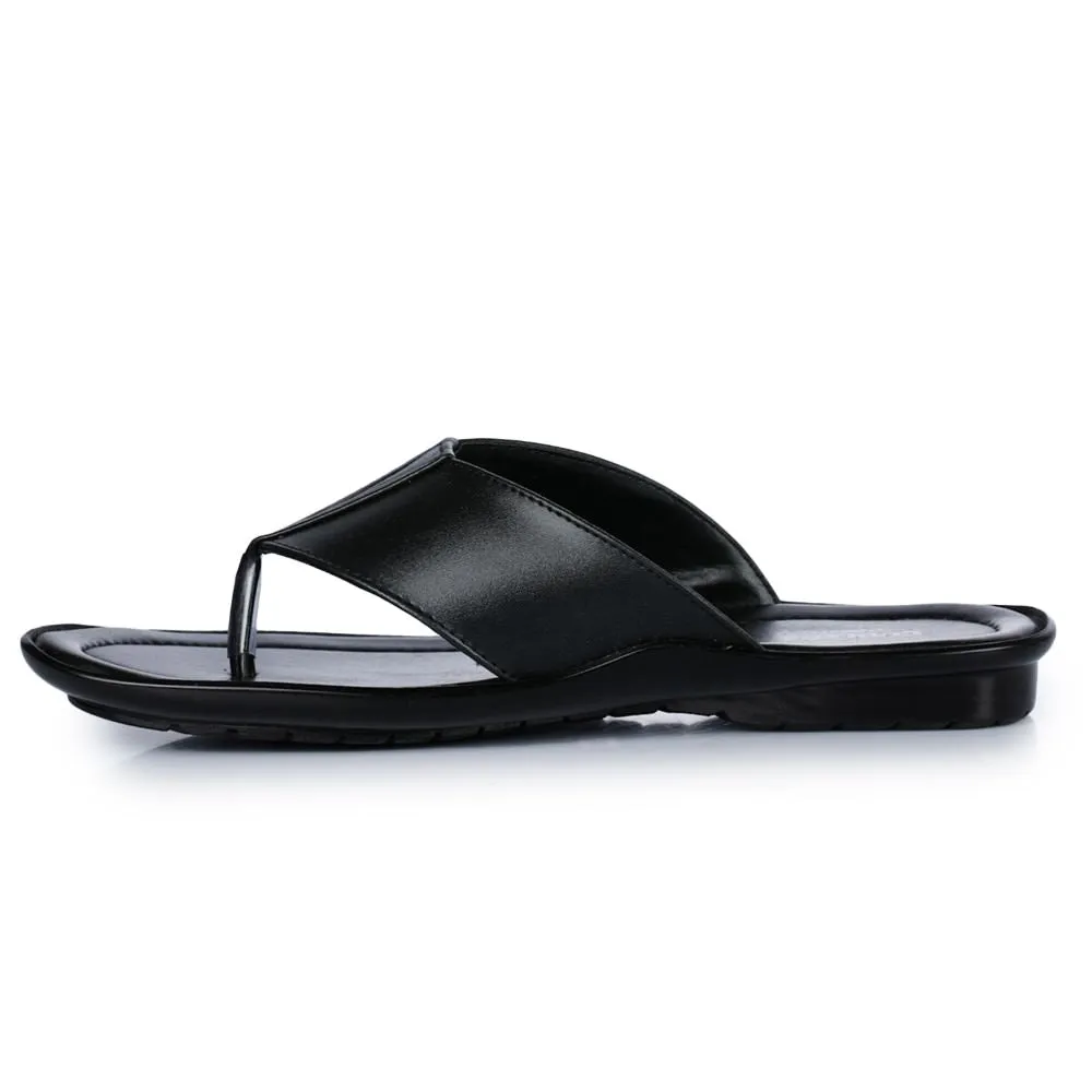 Coolers Casual Black Slippers For Men COOL99-120 By Liberty