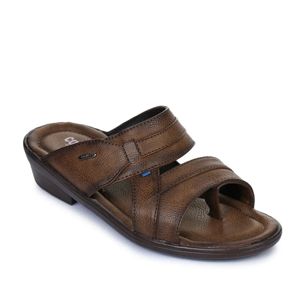 Coolers Casual (Brown) Slippers For Men 7153-601N By Liberty