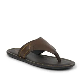 Coolers Casual Brown Slippers For Men AVN-15 By Liberty