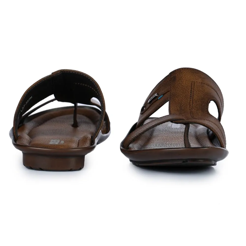 Coolers Casual (Brown) Slippers For Men LAF-227N By Liberty