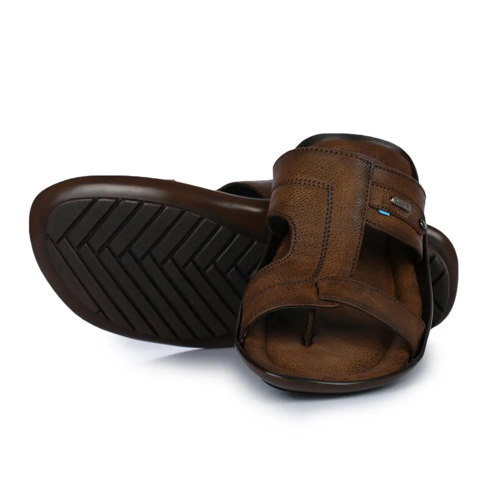 Coolers Casual (Brown) Slippers For Men LAF-227N By Liberty