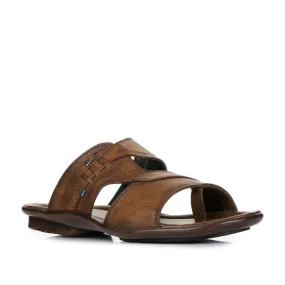 Coolers Casual (Brown) Slippers For Men ORTIZ-21N By Liberty