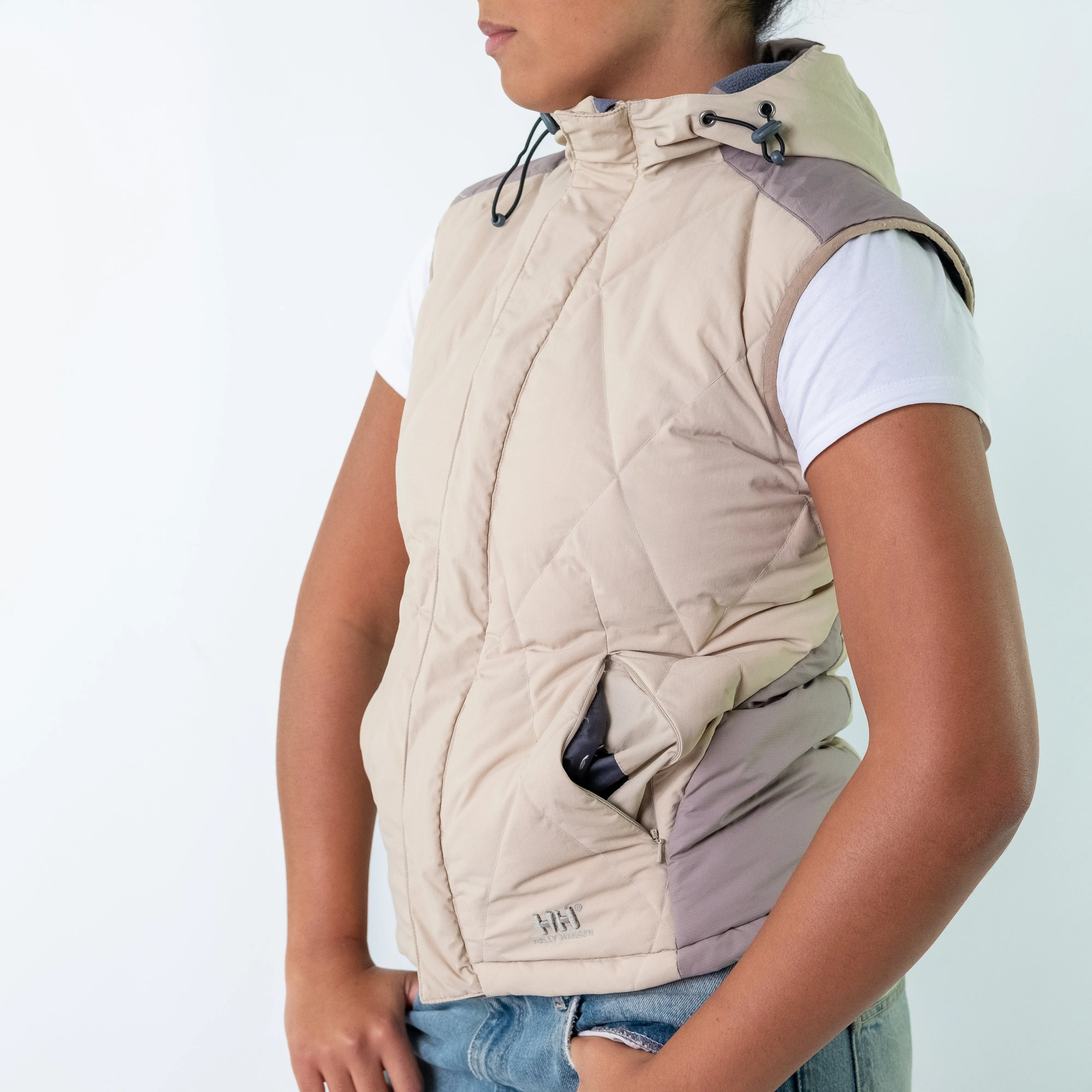 Cream 90s Helly Hansen Gilet (S)