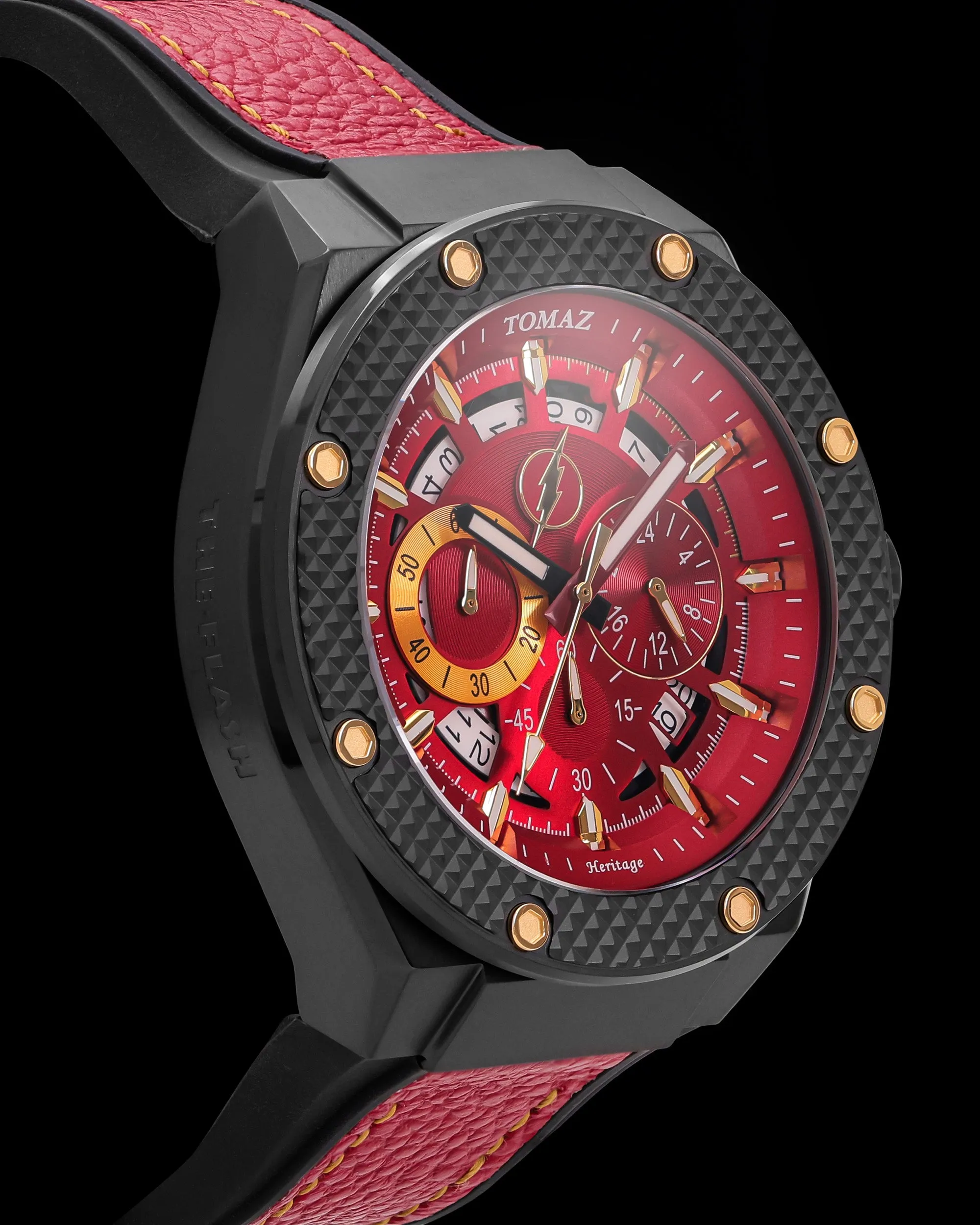 DC The Flash TQ030G-D1 (Black/Red) Red Strap