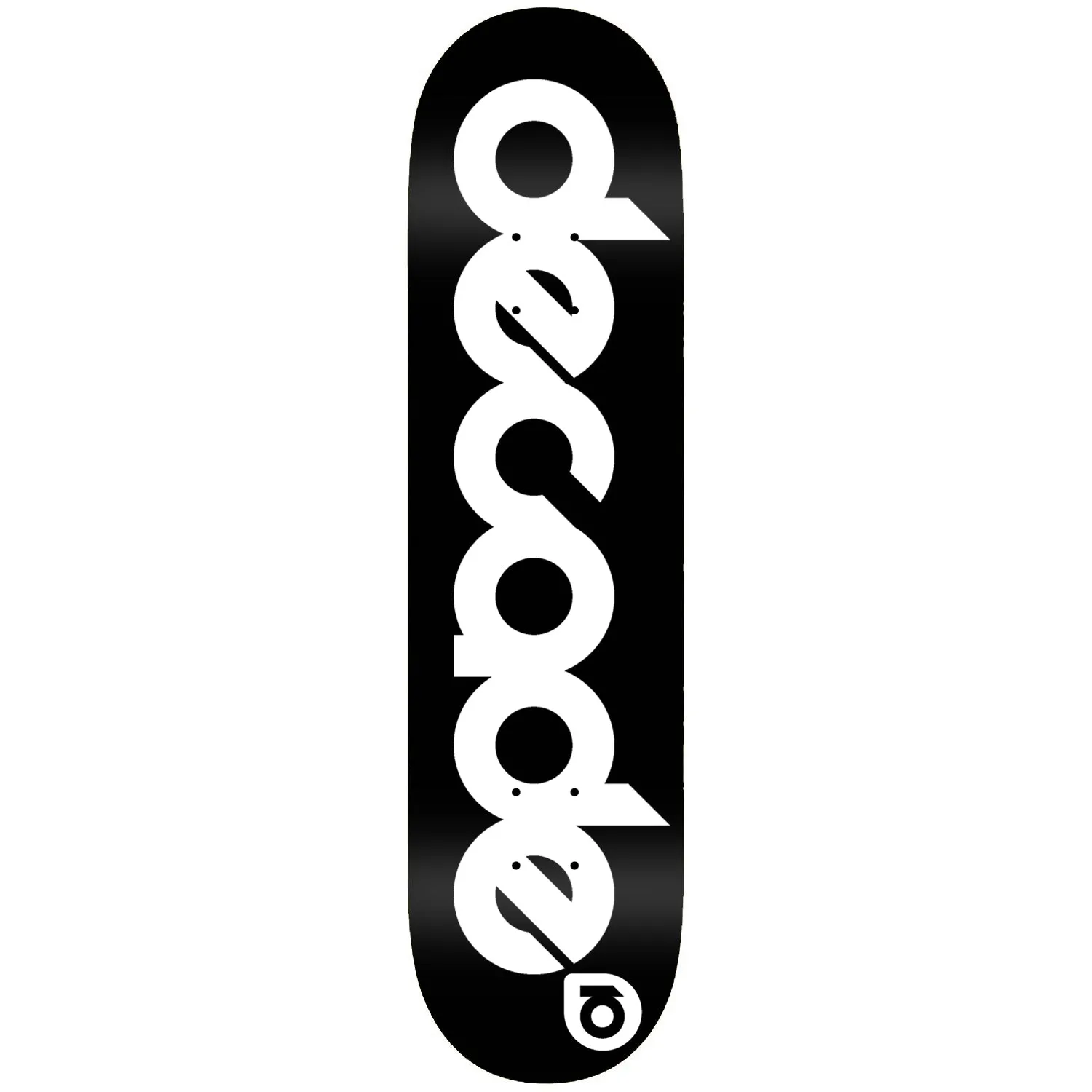 Decade Logo Deck Black (Assorted Sizes)