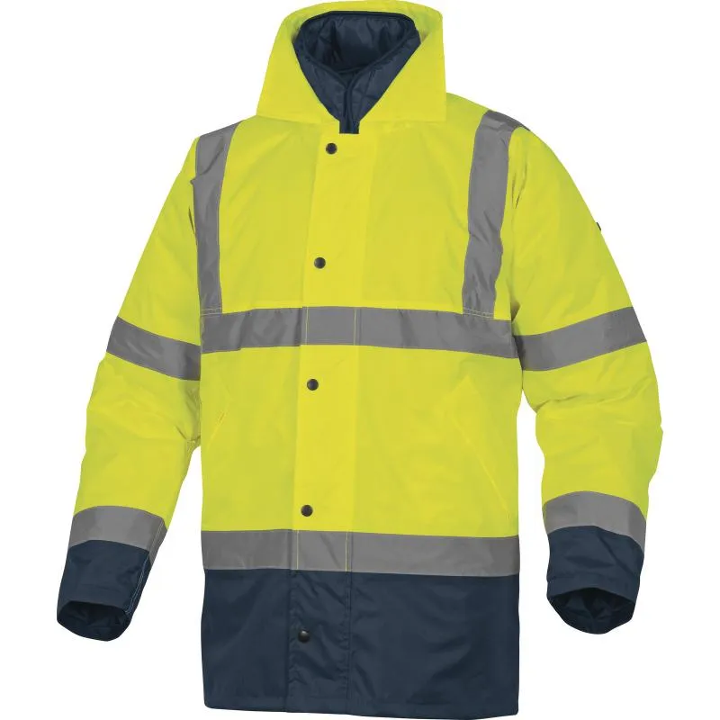 Delta Plus RUNWAY 3 in 1 Hi-Vis Yellow Waterproof Parka