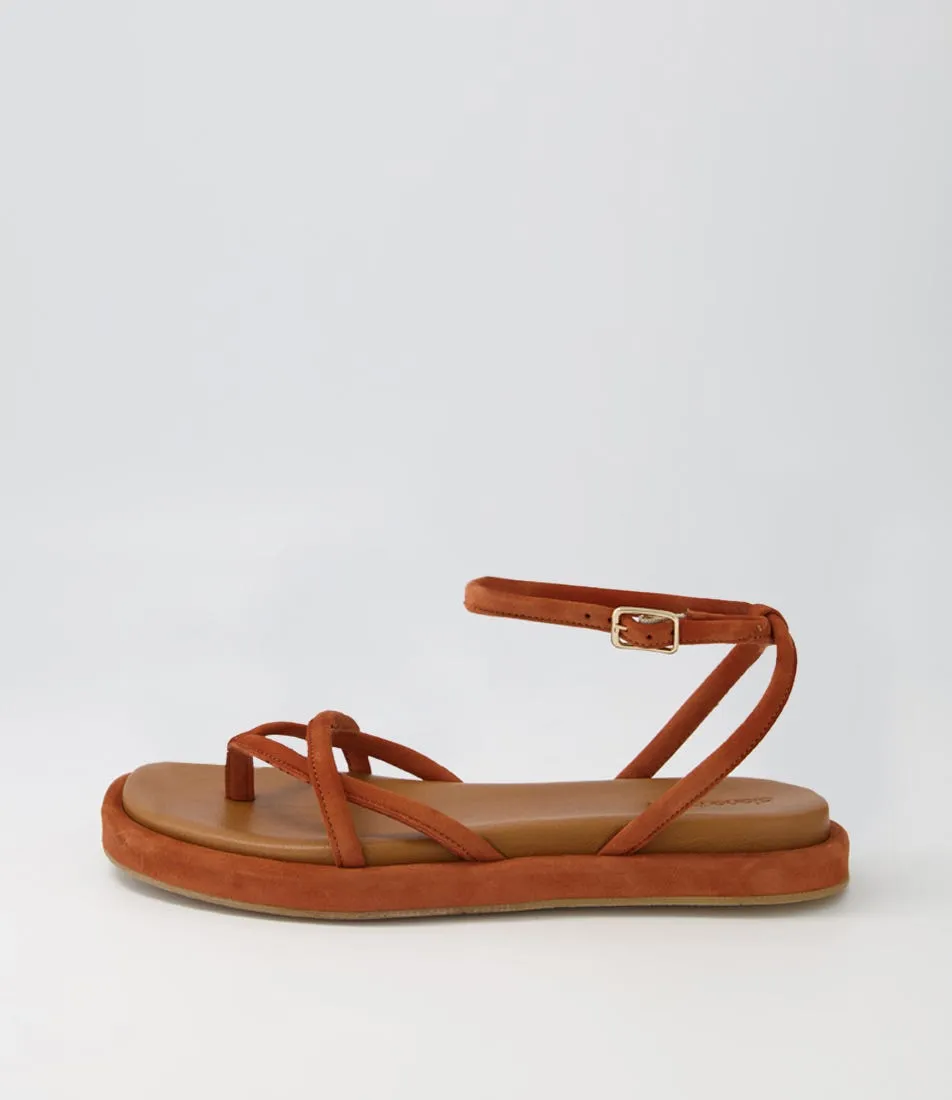 DIANA FERRARI Blyme Dusty Clay Suede Sandals