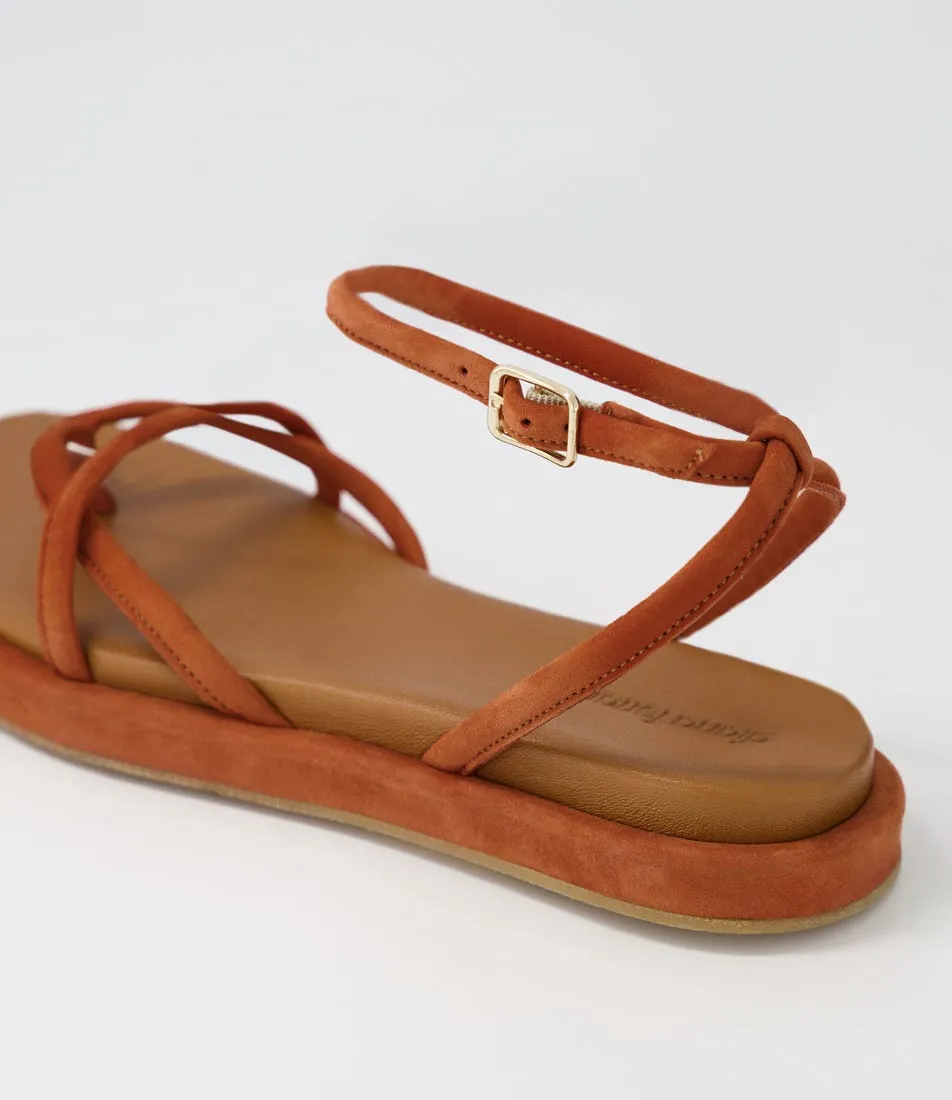 DIANA FERRARI Blyme Dusty Clay Suede Sandals