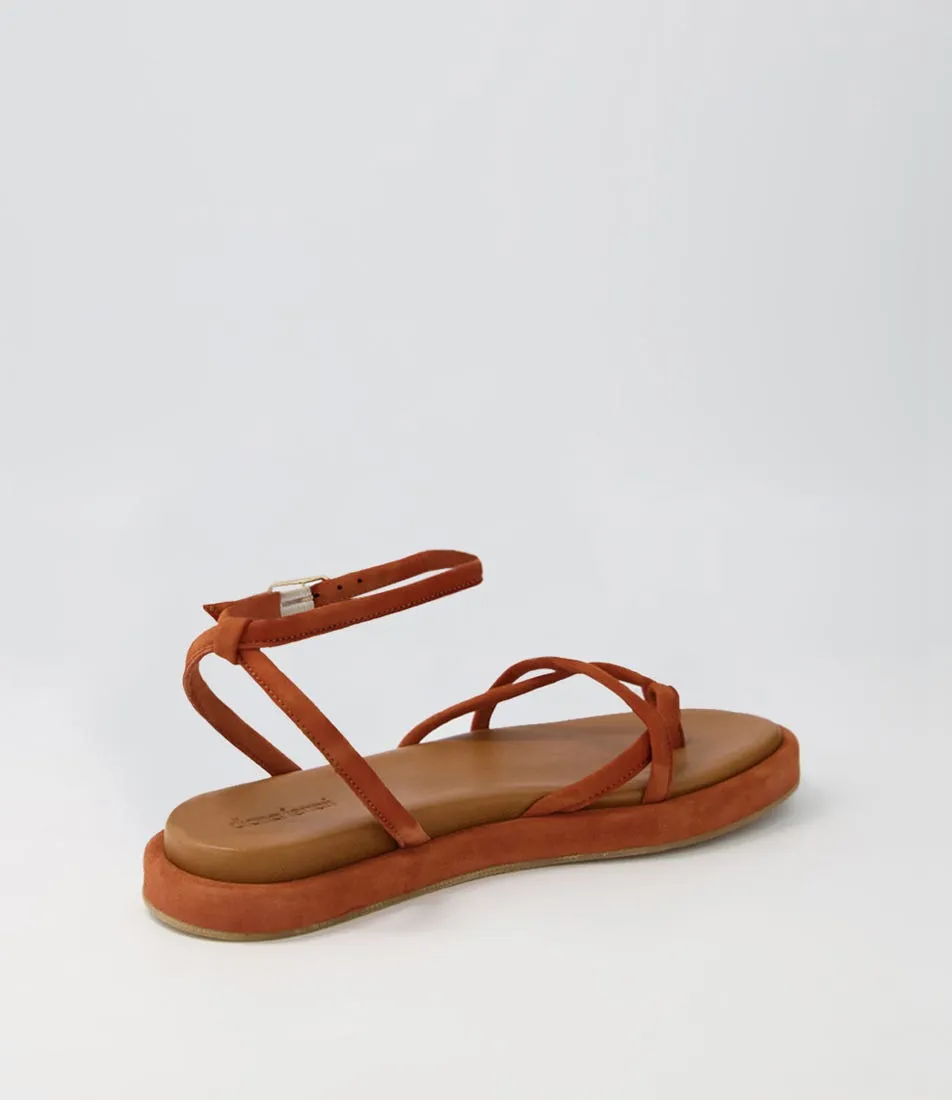 DIANA FERRARI Blyme Dusty Clay Suede Sandals