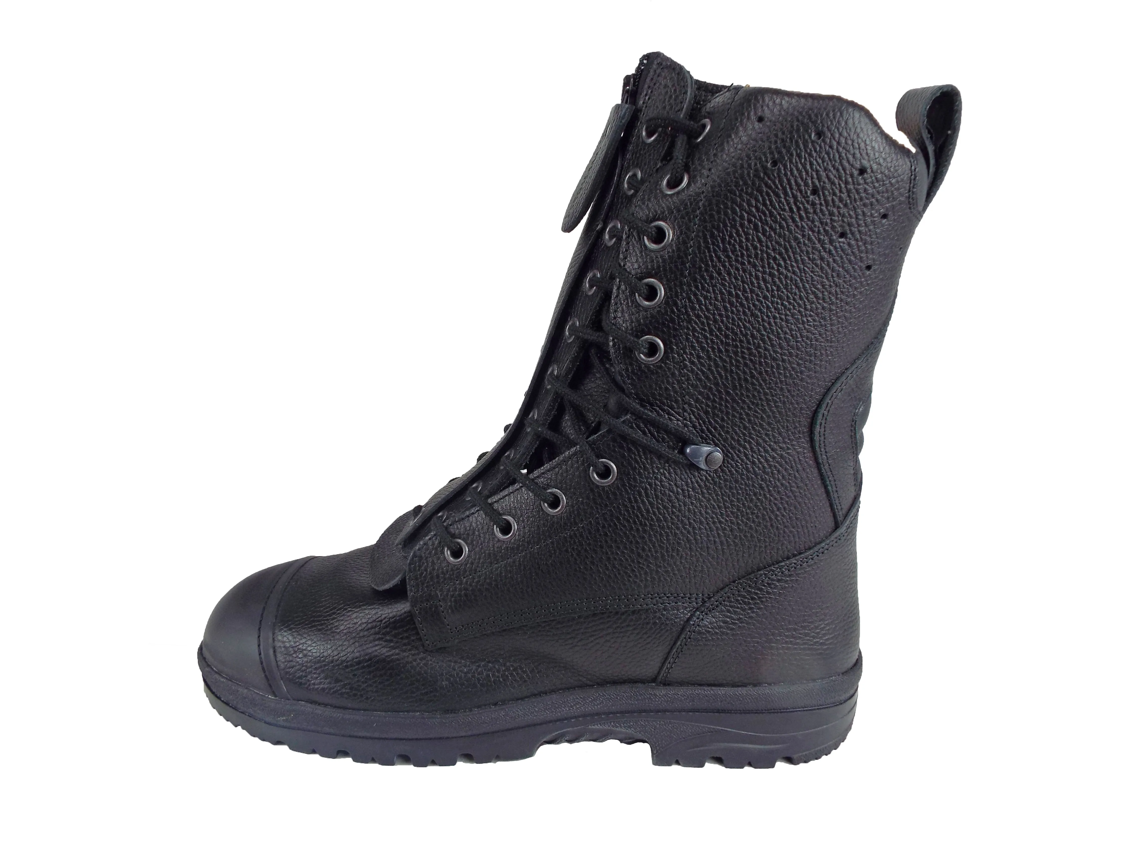 Dutch Army - Black Combat Boots - Composite Toe - Rapid Entry - Unissued