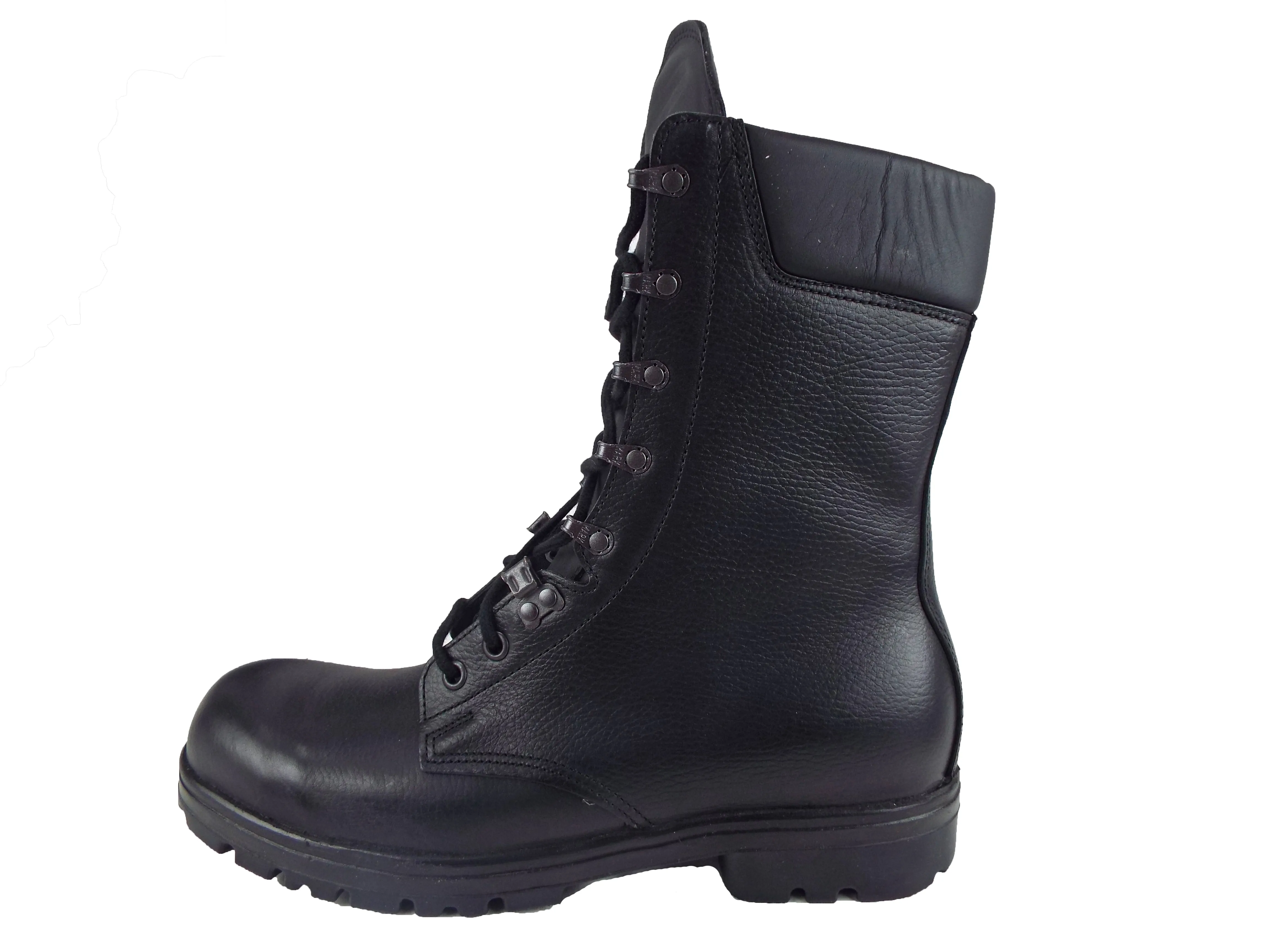 Dutch Army - Black Combat Para Boots - Unissued