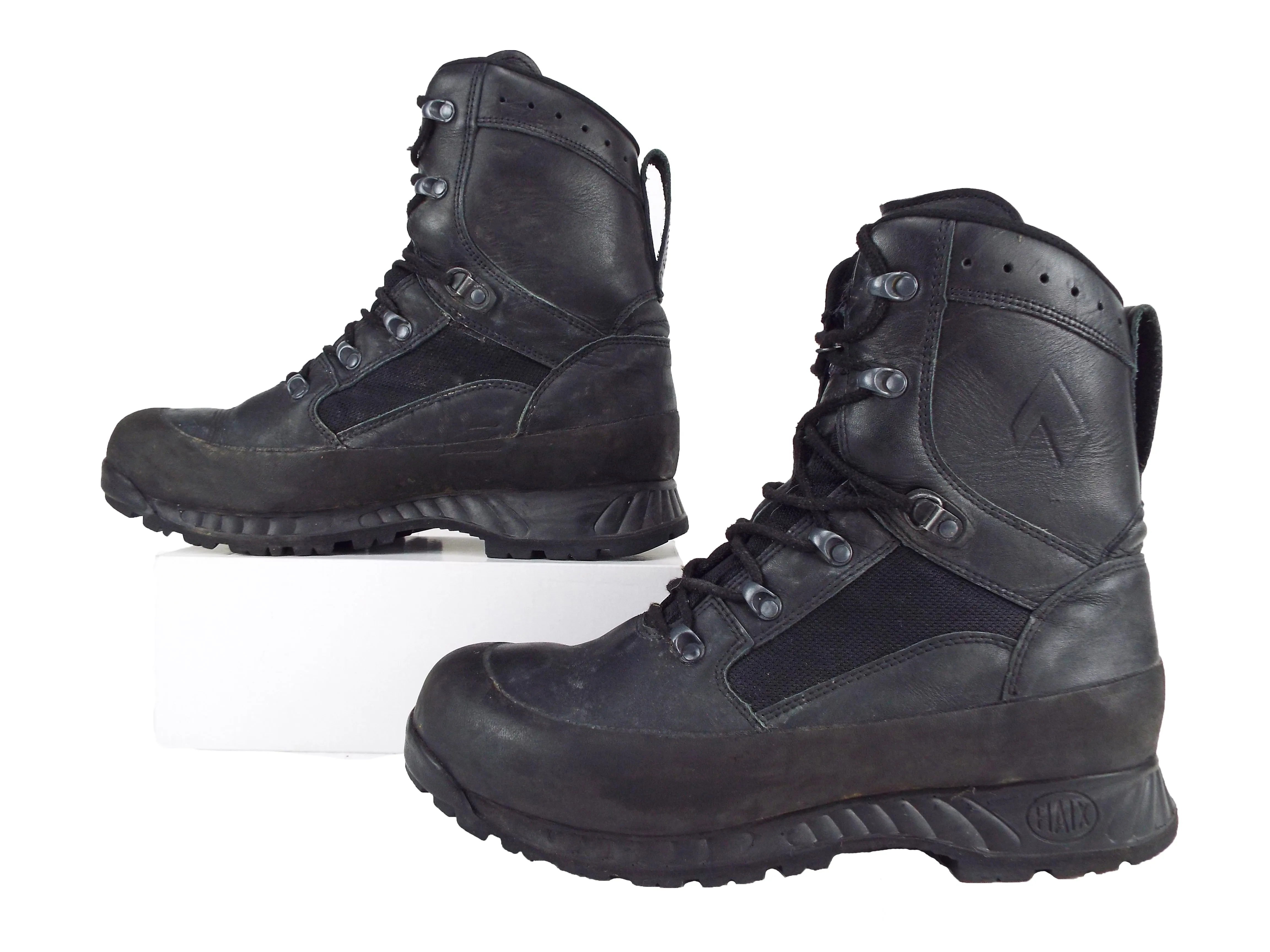 Dutch Army - Black Leather Gore-Tex Lined Combat Boots - Haix - Grade 1