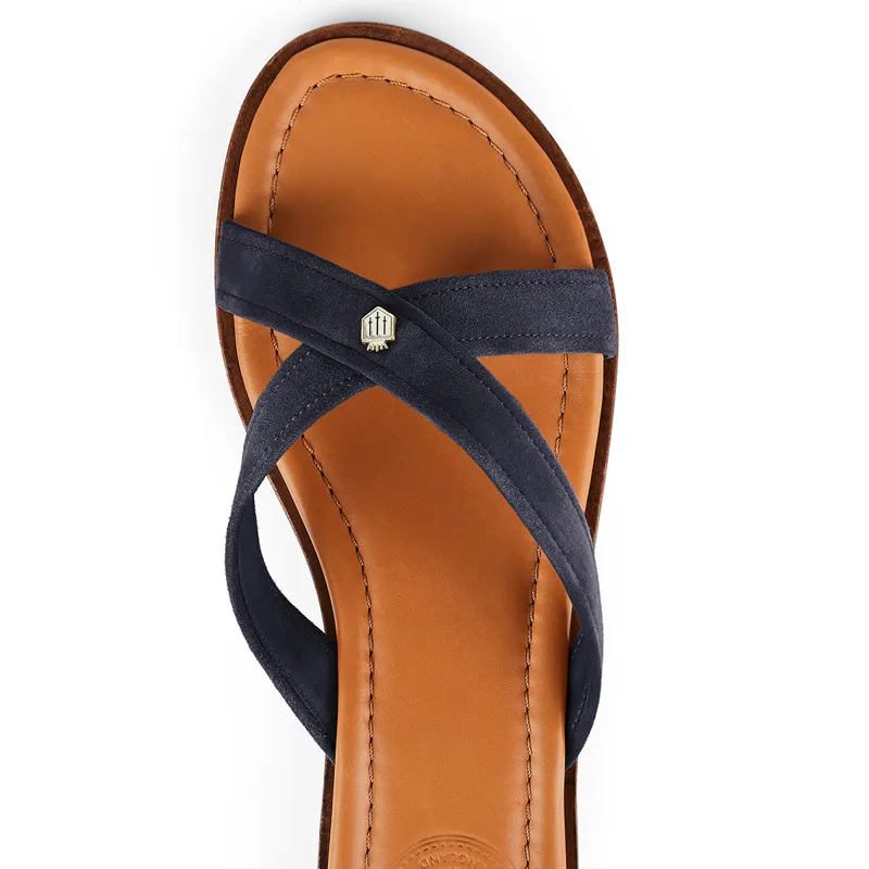 Fairfax and Favor Holkham Ladies Sandals - Navy