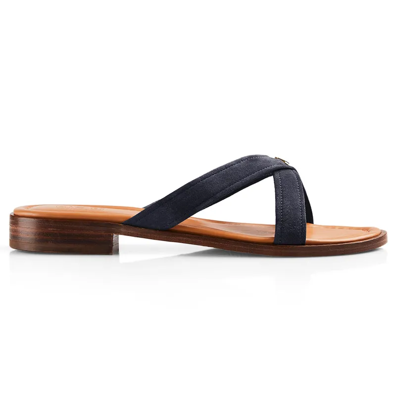 Fairfax and Favor Holkham Ladies Sandals - Navy