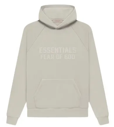 Fear of God Essentials Hoodie Smoke